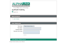 Tablet Screenshot of help.alink.com
